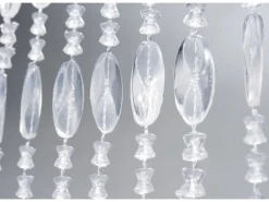 Kobolo Türvorhang DIAMONDS Kunststoff Klar 72 Stränge 90x200 cm