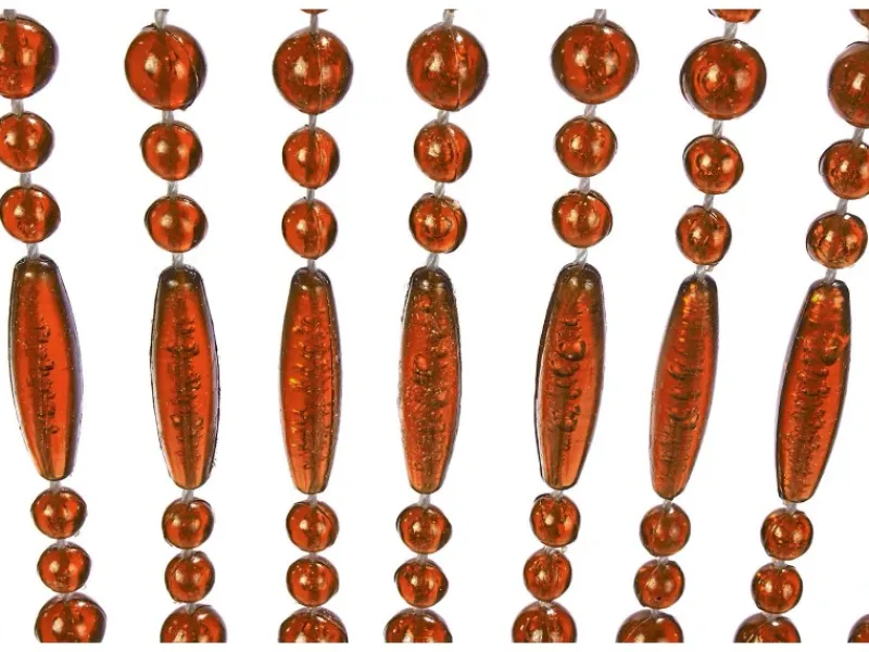 Kobolo Türvorhang Insektenschutz Perlenvorhang AMBER 72 Stränge 90x200 cm