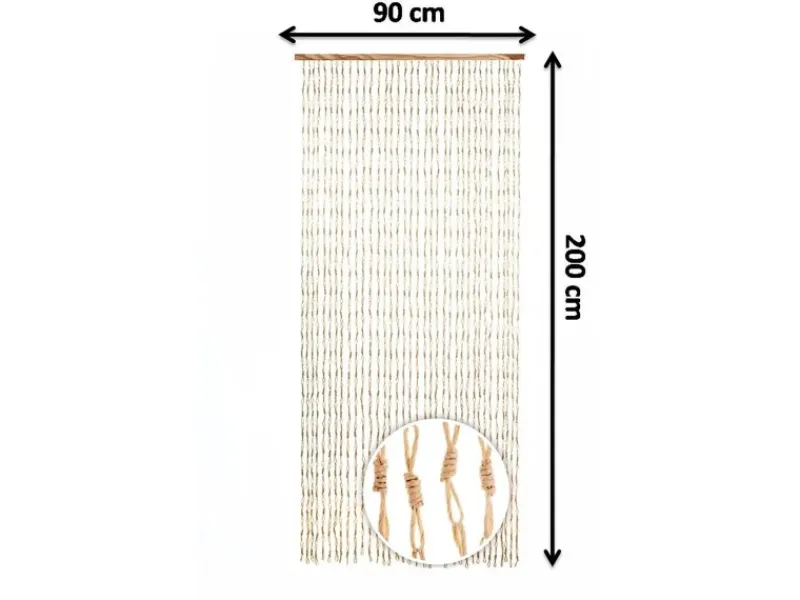 Online Kobolo Türvorhang Papiervorhang Vorhang CIRCLES 36 Stränge 90x200 cm