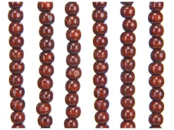 Kobolo Türvorhang Perlenvorhang CHOCO Holzperlen 50 Stränge 100x210cm