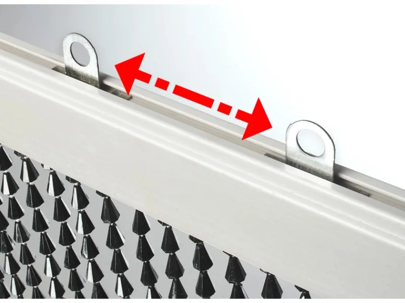 Kobolo Türvorhang Perlenvorhang Dekorationsvorhang NERO 72 Stränge 90x200cm