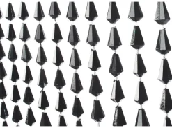 Kobolo Türvorhang Perlenvorhang Dekorationsvorhang NERO 72 Stränge 90x200cm