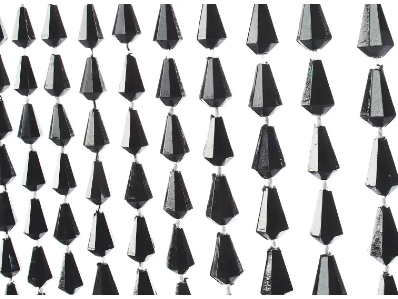 Kobolo Türvorhang Perlenvorhang Dekorationsvorhang NERO 72 Stränge 90x200cm
