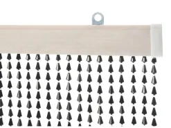 Kobolo Türvorhang Perlenvorhang Dekorationsvorhang NERO 72 Stränge 90x200cm