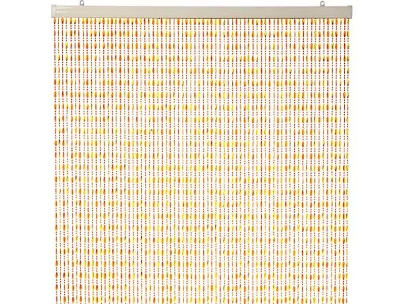 Kobolo Türvorhang Perlenvorhang Dekovorhang ORANGE 72 Stränge 90x200 cm
