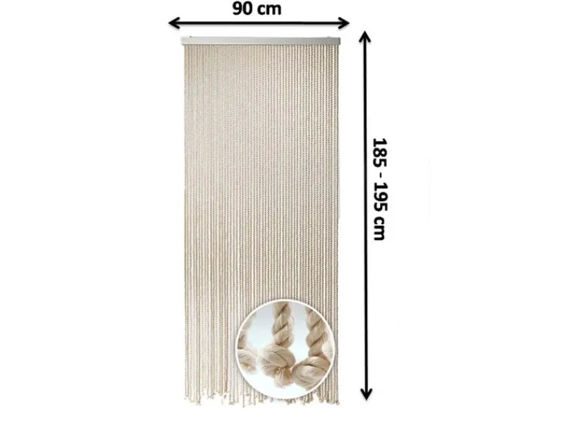 Kobolo Türvorhang Seilvorhang Maritim 54 Stränge