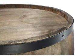 Kobolo Weinregal Bar Spirituosenschrank Anrichte Barregal FASS Braun 48x81 cm