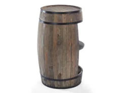 Kobolo Weinregal Bar Spirituosenschrank Anrichte Barregal FASS Braun 48x81 cm