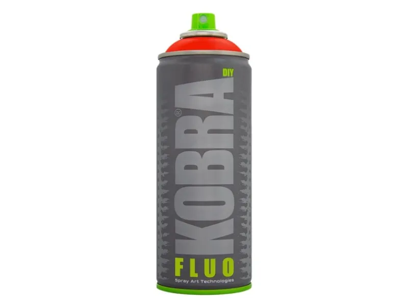 Discount Kobra DIY Fluo Buntlack Spray 400ml Flour Neon Matt Rot