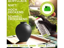 Kobra LP Buntlack Spray 400ml Anthrazit Matt