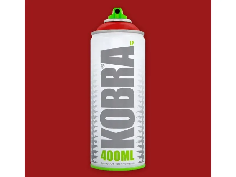 New Kobra LP Buntlack Spray 400ml Kirsch Matt Rot