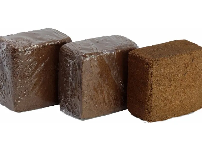 Proflora Kokosfaser Humusziegel Bodengrund - 3er Set (ergibt 3 x 4 Liter)