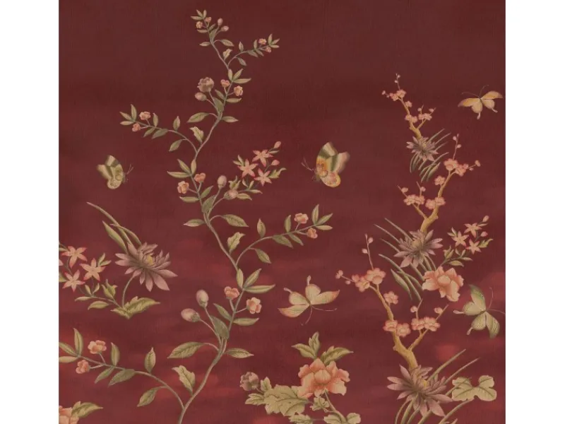 Hot Komar Fototapete Blumen Rot 250 x 250 cm 611192