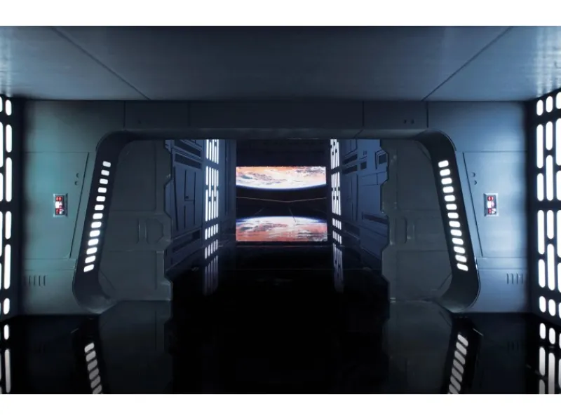 Online Komar Fototapete Vlies Star Wars Death Star Floor 400 x 250 cm