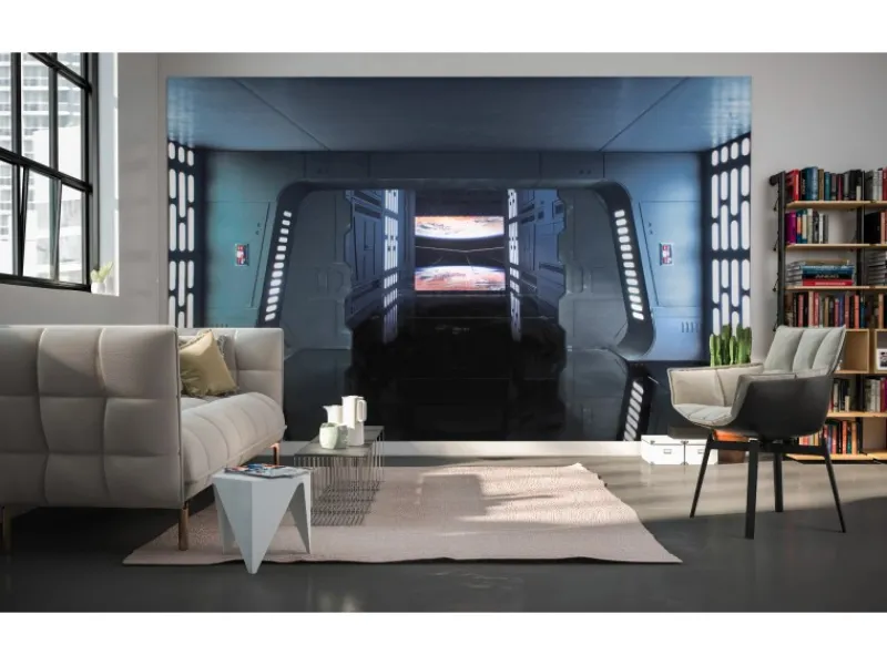 Online Komar Fototapete Vlies Star Wars Death Star Floor 400 x 250 cm