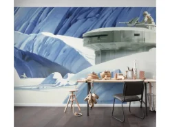 Sale Komar Fototapete Vlies Star Wars Classic RMQ Hoth Echo Base 500 x 250 cm