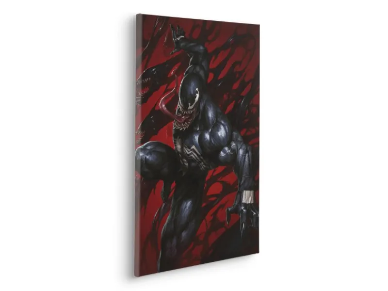 Hot Komar Keilrahmenbild Marvel Venom Symbiont Rot