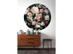 Komar Vlies Fototapete Flower Couture Selbstklebend Ø 125 cm