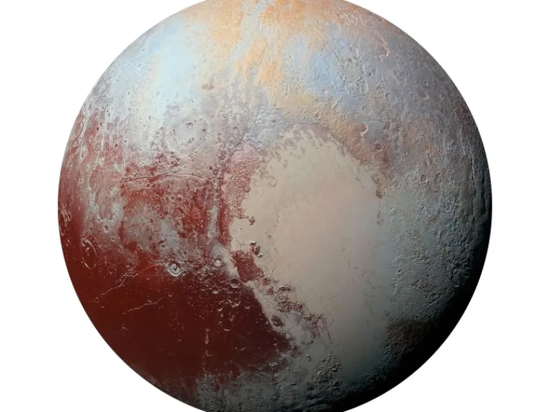 Komar Vlies Fototapete Pluto Selbstklebend Ø 125 cm