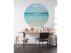 Best Komar Vliesfototapete Dot Lagoon selbstklebend Ø 125 cm