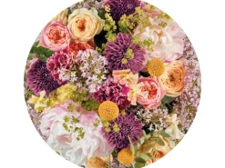 Komar Vliesfototapete Dot Frescas selbstklebend Ø 125 cm