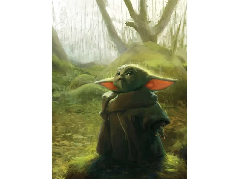 Komar Vliesfototapete Mandalorian Grogu Acrylic 200 cm x 280 cm