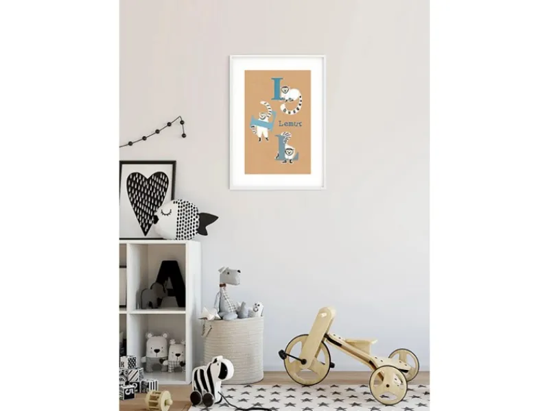Komar Wandbild ABC Animal L 30 x 40 cm