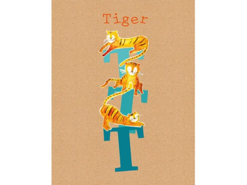 Komar Wandbild ABC Animal T 40 x 50 cm