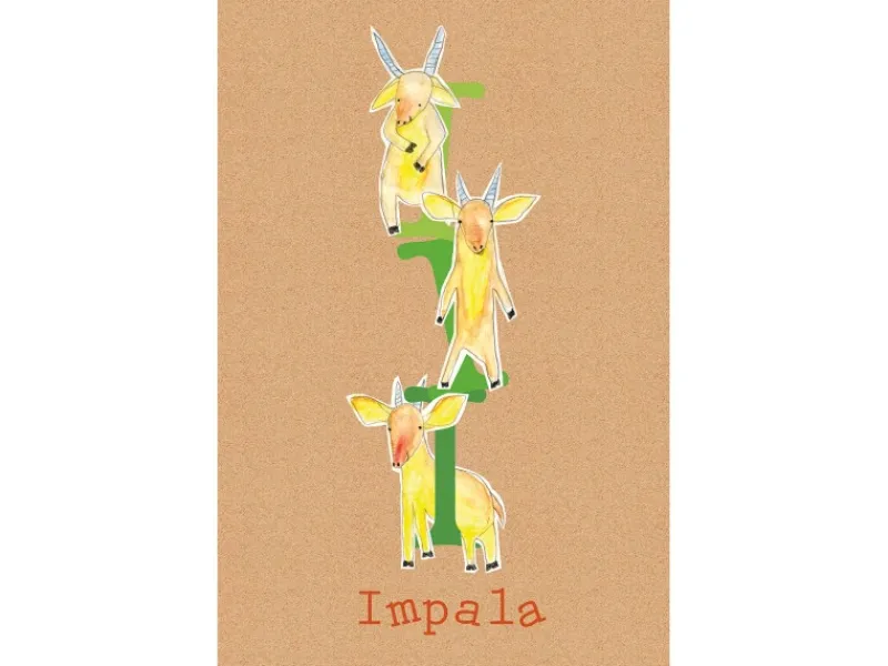 Komar Wandbild ABC Animal I 50 x 70 cm