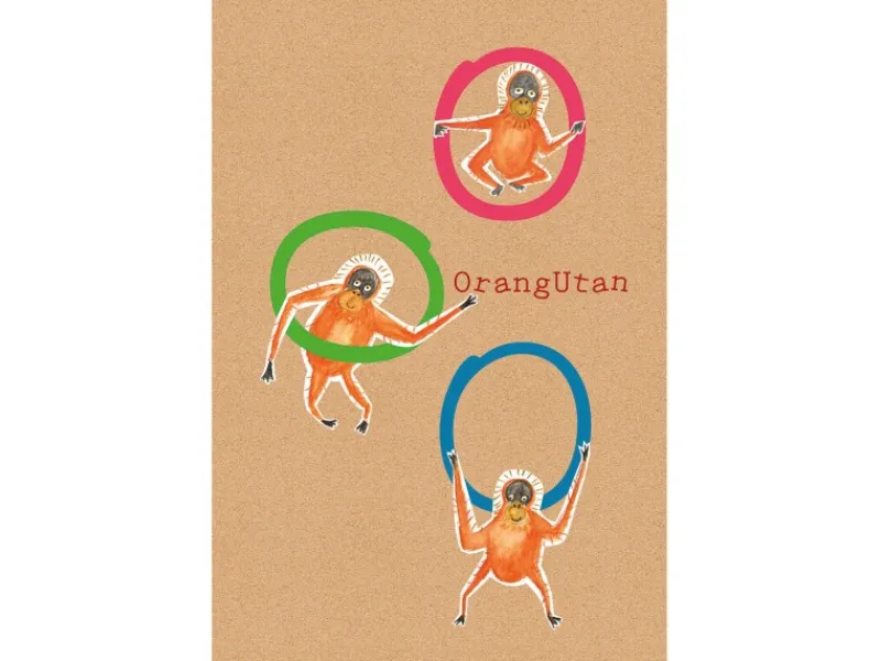 Outlet Komar Wandbild ABC Animal O 30 x 40 cm