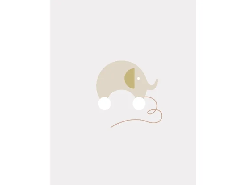 Komar Wandbild Baby Happy 30 x 40 cm