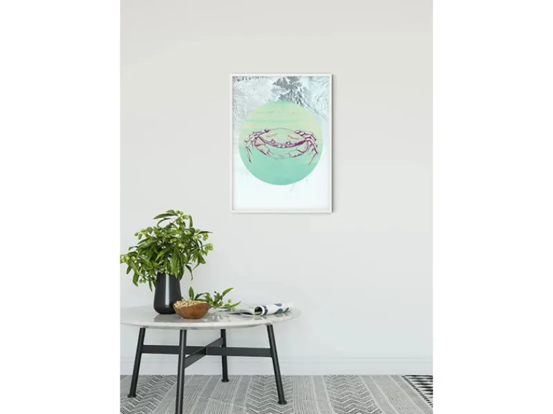 Clearance Komar Wandbild Crab Sea 50 x 70 cm