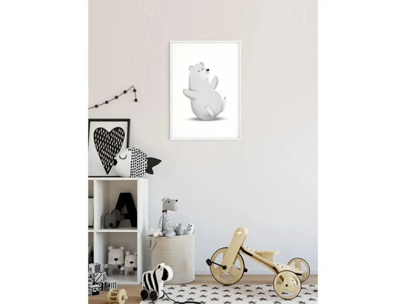 Best Komar Wandbild Cute Animal Polar Bear 30 x 40 cm