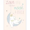 Clearance Komar Wandbild Dumbo Moon 40 x 50 cm