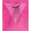 Komar Wandbild Jellyfish Pink 40 x 50 cm