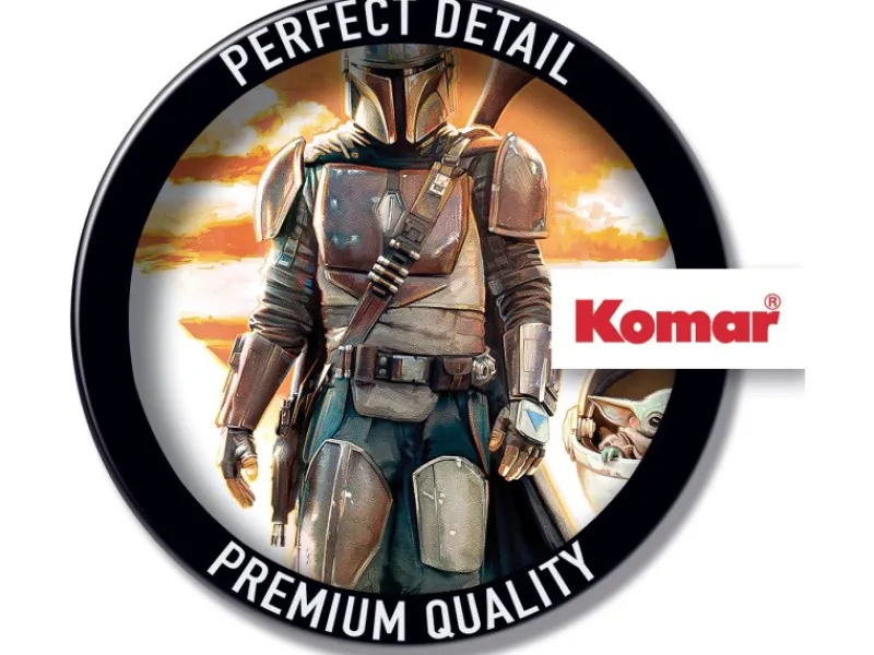 New Komar Wandbild Mandalorian The Child Family Trip 40 cm x 50 cm