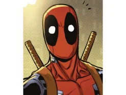 Komar Wandbild Marvel Deadpool Holup 40 cm x 50 cm Rot