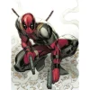 Komar Wandbild Marvel Deadpool Bullets 50 cm x 70 cm Rot