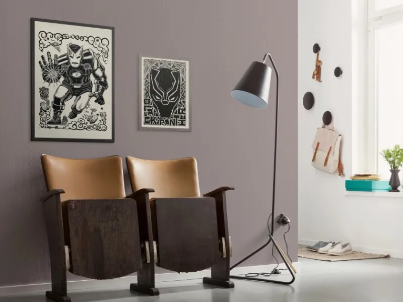 Discount Komar Wandbild Marvel Iron Man Lino-Cut 40 cm x 50 cm Schwarz-Weiß