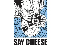 Discount Komar Wandbild Marvel Spider-Man Say Cheese Blue 40 cm x 50 cm