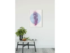 Outlet Komar Wandbild Sea Horse Circle 50 x 70 cm