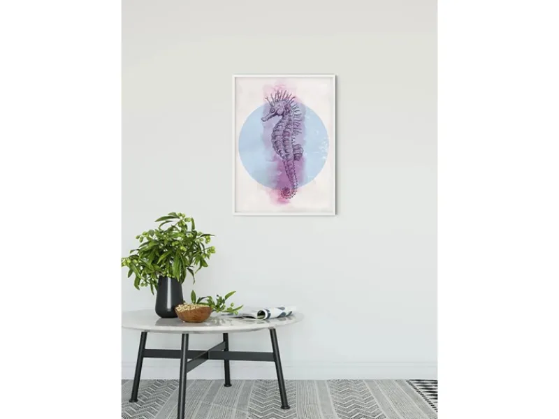 Outlet Komar Wandbild Sea Horse Circle 50 x 70 cm