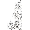 Komar Wandbild Snow White Dwarfs 50 x 70 cm