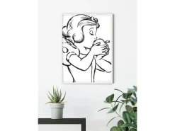 Komar Wandbild Snow White White 30 x 40 cm