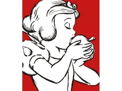 Komar Wandbild Snow White Red 40 x 50 cm