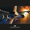 Komar Wandbild Star Wars Orbit War 50 x 40 cm