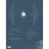 Komar Wandbild Star Wars Fighter 50 x 70 cm