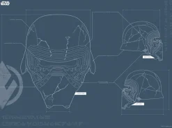 Komar Wandbild Star Wars Helmet 40 x 30 cm