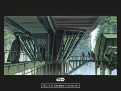 Komar Wandbild Star Wars Dock 40 x 30 cm