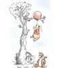 Best Komar Wandbild Winnie Pooh Hang on 40 x 50 cm